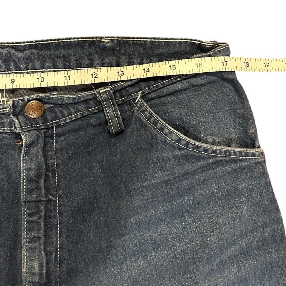 Vintage 70's DEE CEE Medium Wash Mid-Rise Straight Jeans Men's Size W36 x L34 - Picture 3 of 10